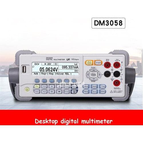 DM3058 Desktop Digital Multimeter Professional High Precision Bench Top Multimeter 5.5-Digit LCD Digital Multimeter 100-230V 30W