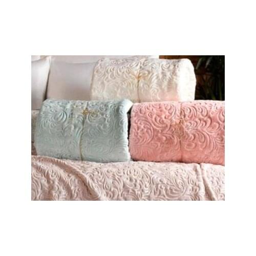 DowryWorld-Emboss Double Leaf Blanket