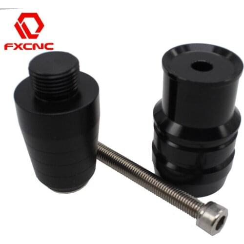 FX CNC Motorcycle Frame Exhaust Slider Crash Pad Body Protector For Kawasaki Z1000 2006-2014 Z800 2012-2014 NINJA 250 NINJA300