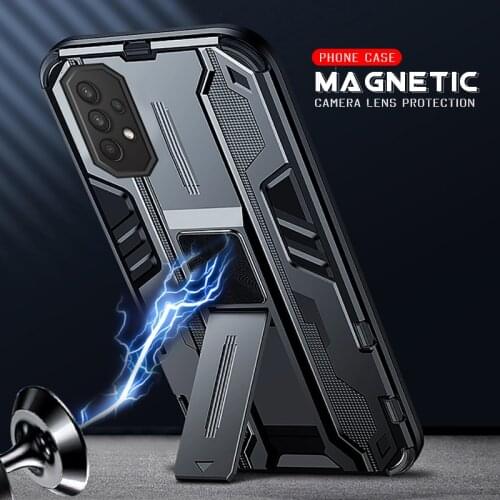 Magnetic Car Holder Phone Cover For Samsung Galaxy A32 4G Case For Samsung A 32 A325F 6.4'' Shockproof Camera Protection Cases