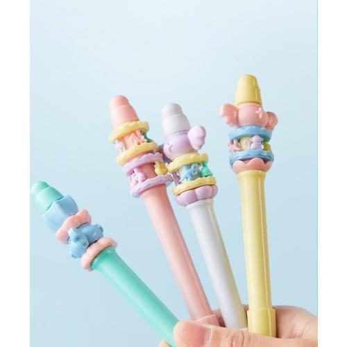 Kawaii Funny Rotating Pens Spinning Gaming Pen for Kids Students Writing Toy Pens Ballpoint Pen Cute Stationery School Supplies