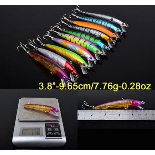 20Pcs/lot Mixed Fishing Lures Kit Lifelike Minnow Crankbait Wobblers Artificial Sea Fishing Carp Pesca Isca BaitsJerkbait