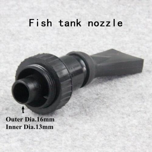 Fish Tank Nozzle 30mm Fish Tank Drainage Joints Aquarium Accessories Water Tank Connector 16mm Hose Parts Pipe Adapter 1 Pcs