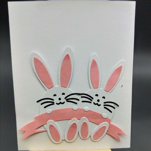 Easter rabbit Metal Cutting Dies Stencils for DIY Scrapbooking Stamp/Photo Album Decorative Embossing DIY Paper