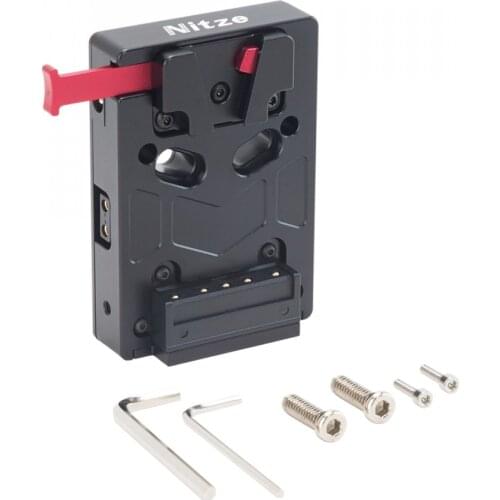 NITZE V-MOUNT BATTERY PLATE - N21-D1 V mount battery plate adapter Low static power consumption low temperature coefficient
