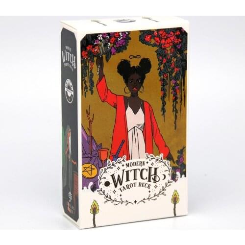 The Modern Witch Tarot 78 Card Deck Paperback by Lisa Sterle Divination Game Mysterious Magical Traditional Wisdom Power