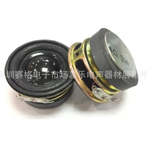 High quality PU rimmed black cap with 40 mm small loudspeaker, 36 magnet, 4 ohm 3 W foam rim