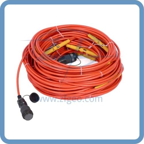 12 & 24 Channel, Seismic Refrection Cable, seismic spread cable (12 & 48 Channel possible), for Geode, Summit, PASI, DAQ System
