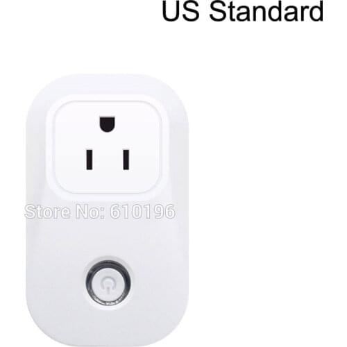 Aihasd S20 Sonoff WiFi Wireless APP Remote Control Intelligent Socket Timer Switch for Smart Home US Standard