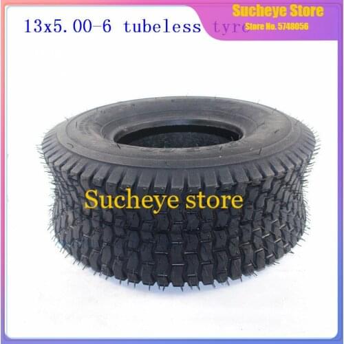 13*5.00-6 inch Four-wheeled beach car Go-kart tubheless wheel tires 13X5.00-6 inch Road tyres mower snow sweeper tyres