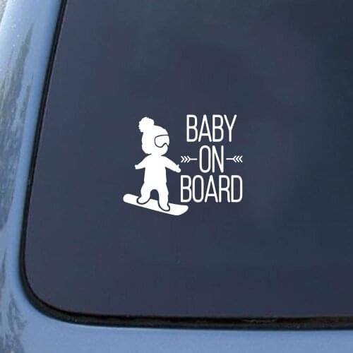 Baby on board Car Sticker Decals automobile decor Decal Vinyl ANY SIZE Removable Car Rear window door waterproof Sticker HY1729