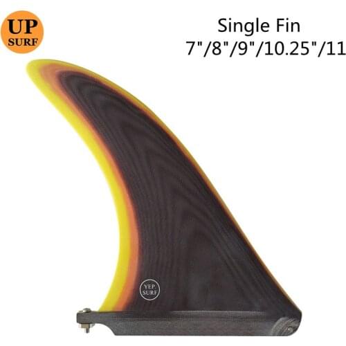 Paddle board Longboard Single Fins Surfboard Fin 7"/8"/9"/10.25"/11 inch Length Surfboard Center Fins High Sale Fiberglass Fin