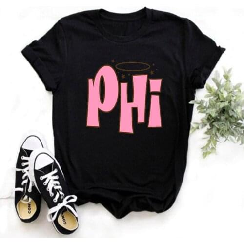 LINNA Bratz Letter T-shirt Ladies Casual Black Pink Light Gray Top Fashion T-shirt Printing Short Sleeve T-Shirt Ladies Clothes