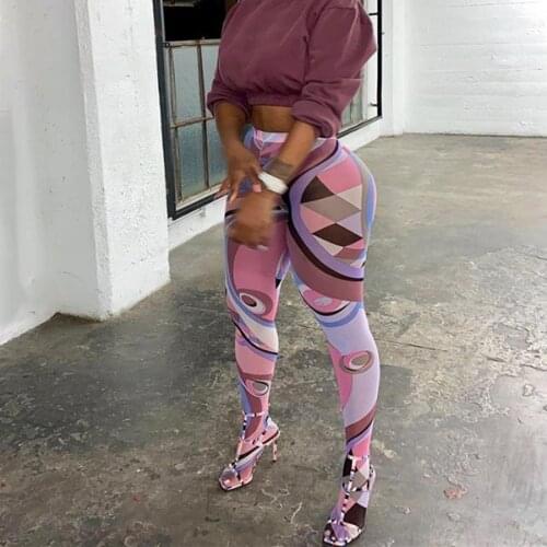 Spring Aesthetic Print Mesh Y2K Thin Leggings Women Trousers Casual High Waist Skinny Clothes Lady Jogger Pant Female Streetwear