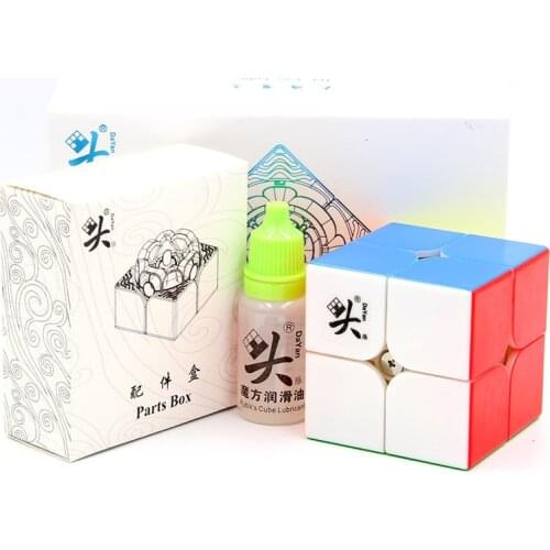 Dayan TengYun 2x2 M 2x2x2 Magnetic Magic Cubing Speed 2x2 cubo magico Educational Toys Gift Game Kids
