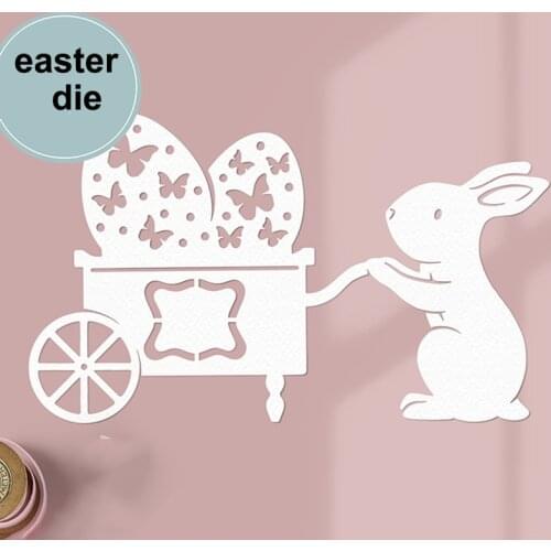 MEET HUANG Easter Bunny Egg New Metal Cutting Dies Scrapbooking DIY Album Paper Card Craft Embossing Stencil