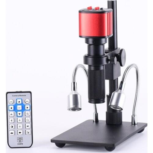 HDMI-Compatible Microscope with 150X Lens Mini 1600W FHD Microscope Camera Kit for PCB Phone Repair Soldering