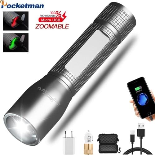 High Powered LED Flashlight Super Bright Flashlights High Lumen, IP67 Water Resistant,5 Modes Zoomable for Camping, Hiking, Gift