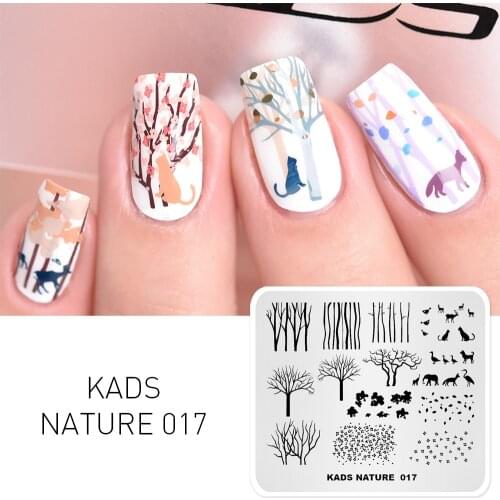 KADS New arrivals Nail Stamping Plates set manicure template for art stencil nail printing stamp stamping template for nail