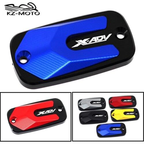 New Motorcycle CNC Aluminum Front Brake Reservoir Fluid Tank Cover Oil Cap For HONDA XADV 750 X-ADV 750 2017 2018 2019 2020 LOGO