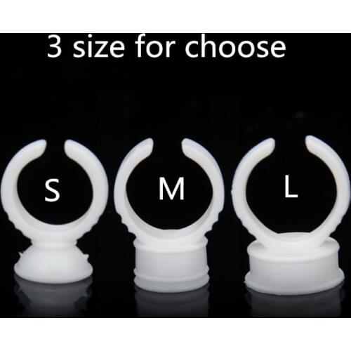 Biomaser 100pcs Disposable Permanent Makeup Ring Cup Tattoo Ink Eyebrow Lip Tattoo Pigments Holder Rings Container/Cup