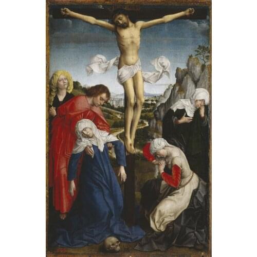 Wholesale painting # TOP religion ART # Weyden, Roger van der - Crucifixion, Ca. # print canvas oil painting