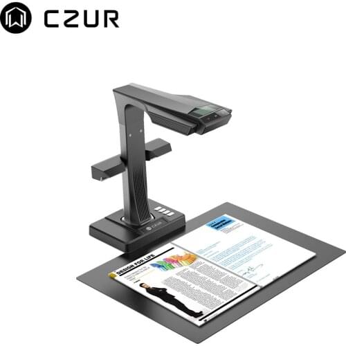 CZUR ET16 Plus A3 Book Scanner Fast Speed , Max A3 Size Document Support OCR Function Compatible with Windows Mac for Office