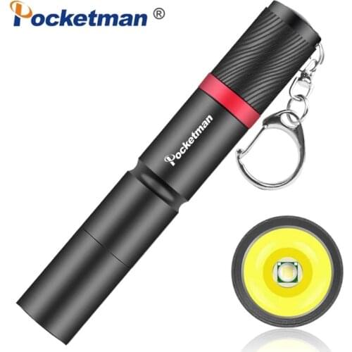 Ultra Small LED Flashlight with Hook XPE Lamp Beads IP67 Waterproof Portable Mini flashlight for Outdoor Camping Emergency Lamp