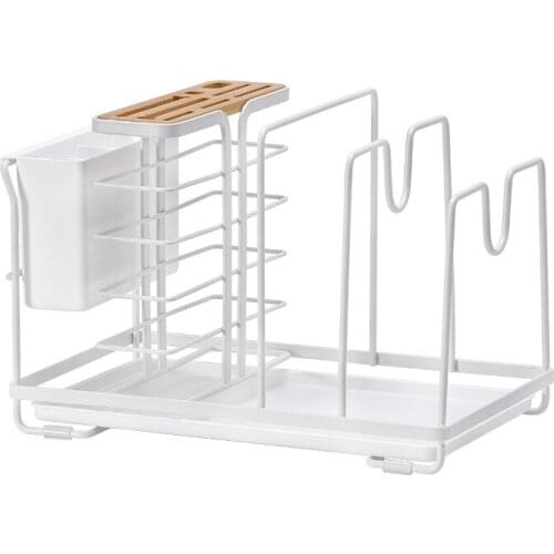 Kitchen and Household Iron Shelf Creative Kitchen Utensils Storage and Finishing Rack Chopsticks Storage Rack