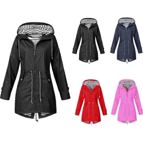 Winter Red Trench Coat For Women Casual Fashion Long Sleeve Office Jacket Oversize Thick Streetwear