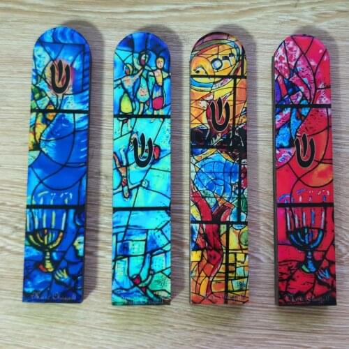 1PC Holy Shema God Blessing Judaism Mezuzah Door Decorations Accessories Acrylic Without Scroll(Random