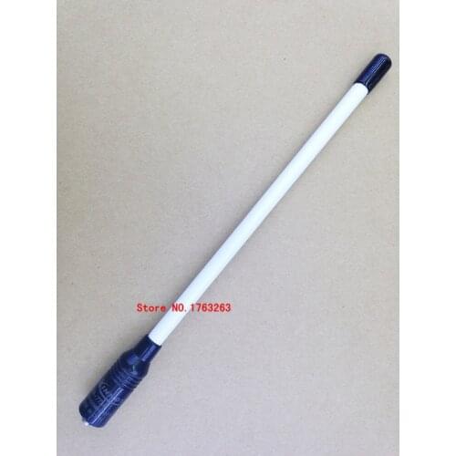 2pcs/lot White Color Fiber glass UV dual band SMA Female antenna for kenwood baofeng tyt quansheng puxing walkie talkie