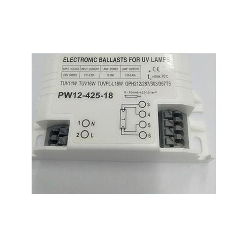 220V 10-18W Electronic Ballasts For G23 UV Lamp G10q Ultraviolet Germicidal Disinfection Lamp G5 UVC Sterilizing Light
