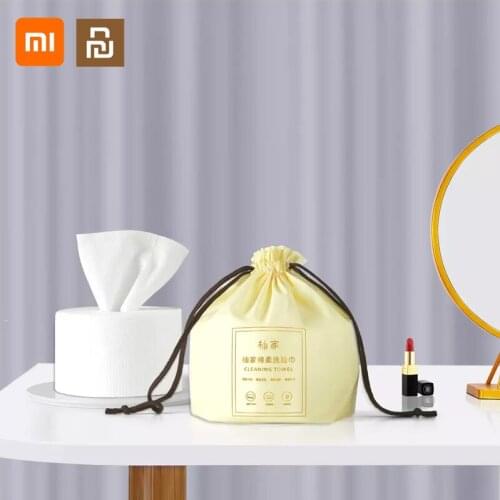 3pcs xiaomi youpin cotton soft face wash towel skin-friendly makeup remover cotton travel towel for babies