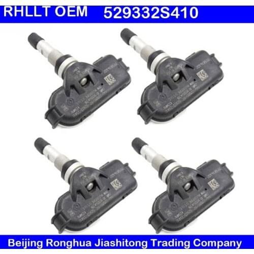 4PCS/Lot 52933-2S410 Tire Pressure Sensor TPMS For Kia Sportage Hyundai IX35 Elantra Equus 529332S410