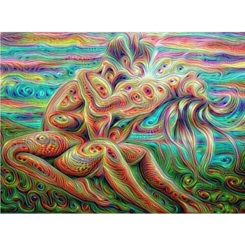 5D square round love full diamond embroidery Large crystal diamond painting mosaic diy Abstract people hobby needlework