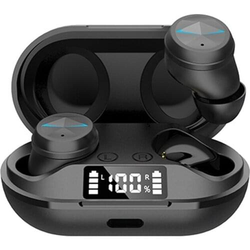 Bluetooth Wireless Headphone 9D Stereo Sports Bluetooth Earphones LED Display Bluetooth Headset Microphone Headset