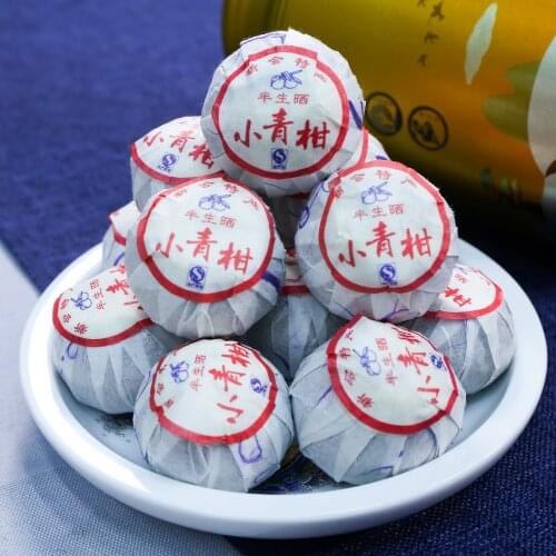 2016 Guangdong Xinhui Mandarin Yunnan Ripe Puer Chinese Tea Little Green Mandarine Shu Puer Chinese Tea