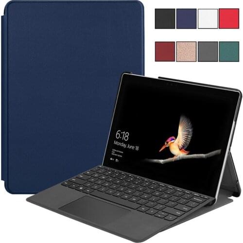 For Microsoft Surface Go 2 Case with Pencil Holder Stand Cover Tablet Shell For Funda Surface Go Go2 Case Coque Support Keyboard