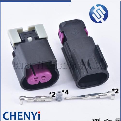 Delphi 2 Pin 1.5mm Female or Male GT 15326801 13510085 15326806 Automotive Plug Wiring Harness Socket Oil Pump Connector for GM