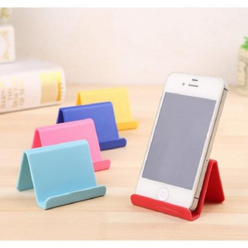 5 Colors Universal Mobile Phone Desk Holder Mini Portable Desktop Stand Smartphone Support Accessories For iPhone Samsung Xiaomi
