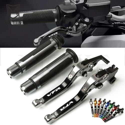 For Honda VFR800 Fi W1 VFR 800 1998-2001 1999 2000 Motorcycle CNC Adjustable Foldable Extending Brake Clutch Lever Handle Grips