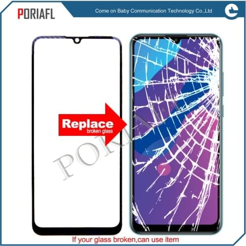 For honor Enjoy 10E PLAY 9A Front Outer Screen Glass Lens Repair Touch Screen Outer Glass + OCA Glue
