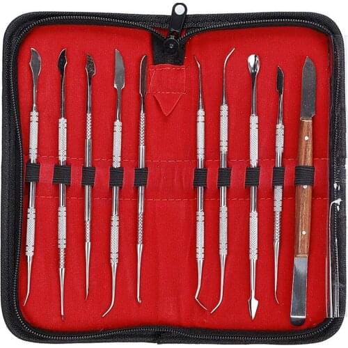 Stainless Steel Candle Carving Tool Set Pottery Clay Carving Knife Jewelry Wax Mold Sculpture Tool