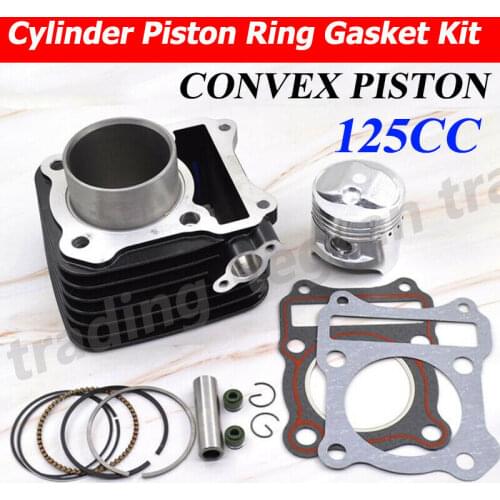 Motorcycle Cylinder Piston Gasket Rebuild Kit for KAWASAKI KLX125 KLX 125 125cc 57mm ALL YEARS