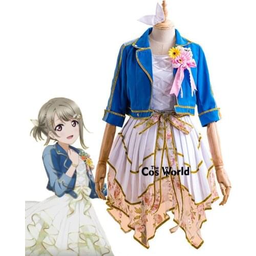 Love Live! Nijigasaki Just Believe Nakasu Kasumi Dress Uniform Outfit Anime Customize Cosplay Costumes