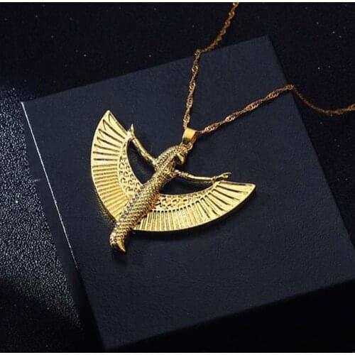 2021 Trend Isis Goddess Necklace for Women Egyptian Occult Deity Necklace Pendant Jewelry For Lover