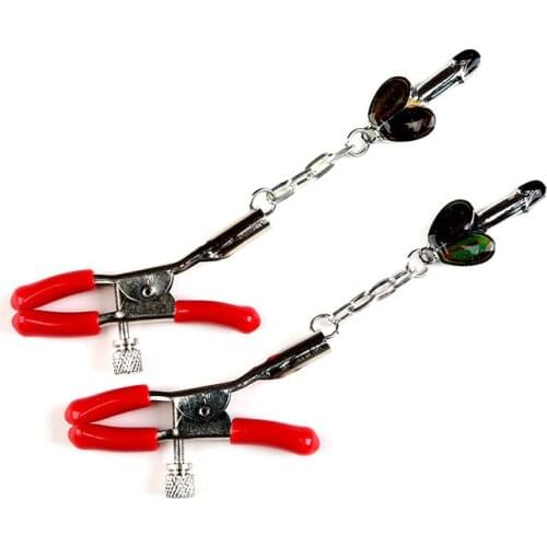 New Metal Key Nipple Clamps,Breast Clip,Nipple Clip,Breast Clamp,Female Breast Clip Adult Games,BDSM Sex Toys For women