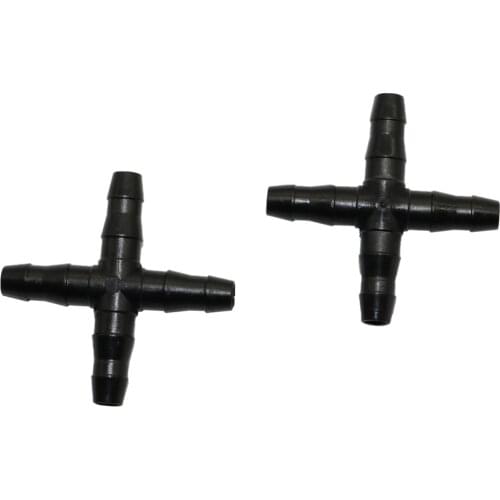 Garden 4/7 mm Hose connector Agriculture Irrigation 4-way hose splitters garden hose quick connector 1000 Pcs