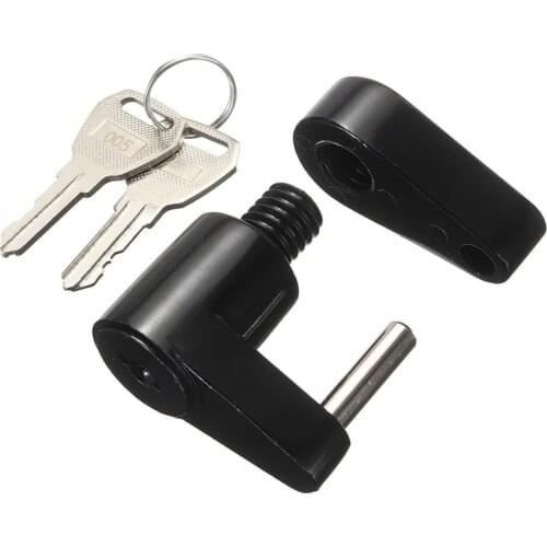 Durable 1/4" Trailer Hitch Coupler Lock Anti-theft Locking Hauling Security Towing Trailer Accessories with 2 Keys